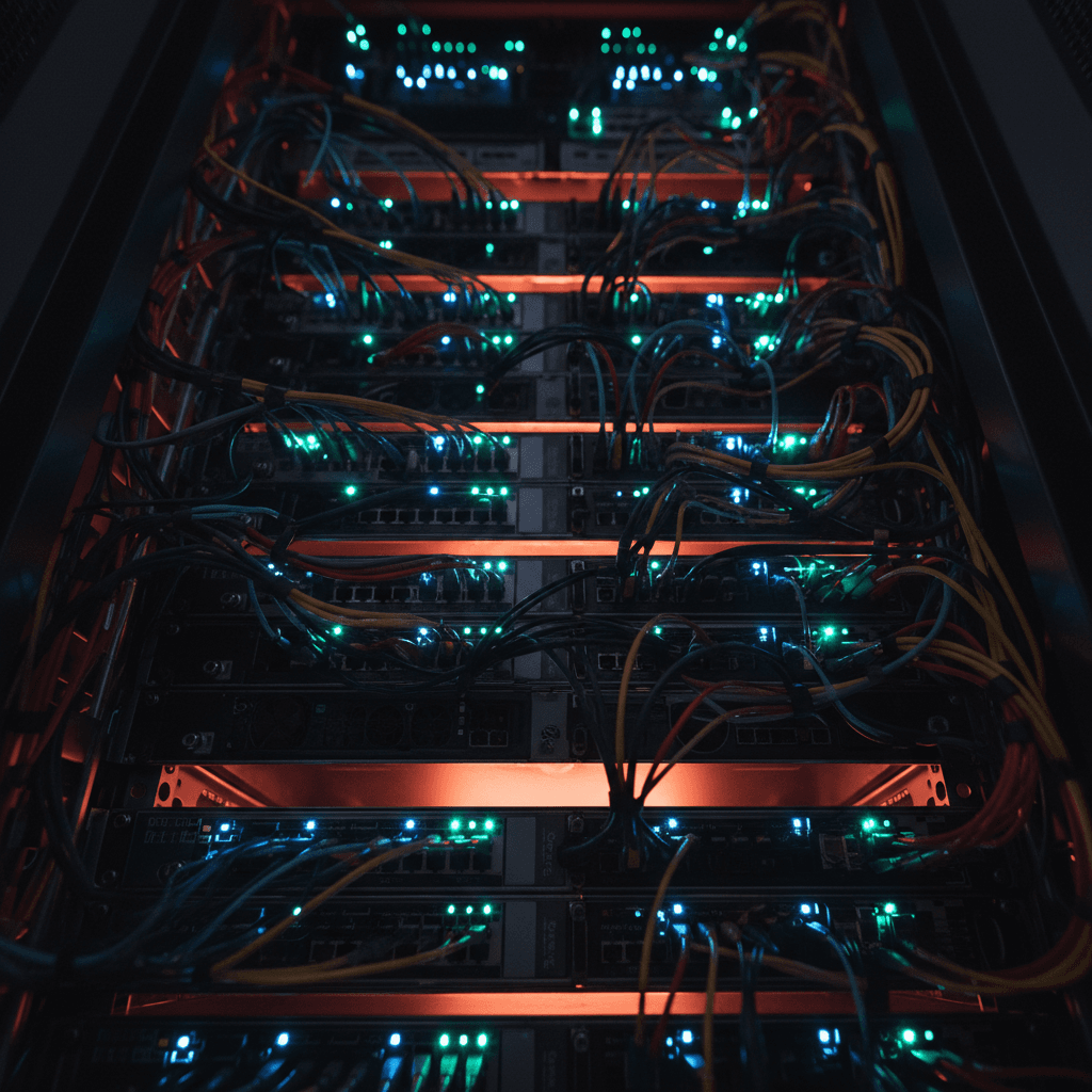 Network infrastructure and server equipment